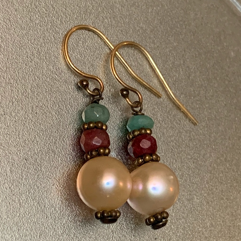 pearl earrings